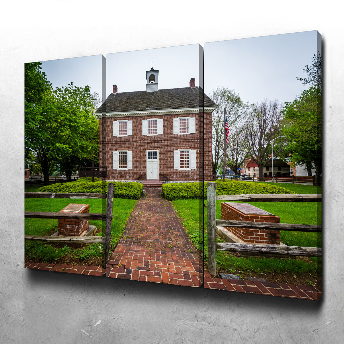 The Colonial Courthouse Wall Art