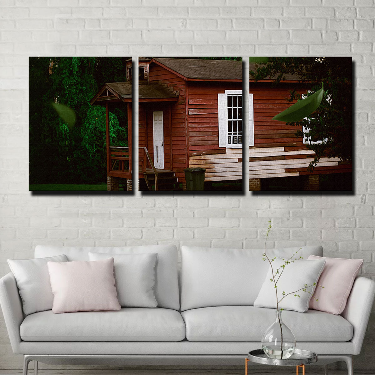 The Red House Canvas Set