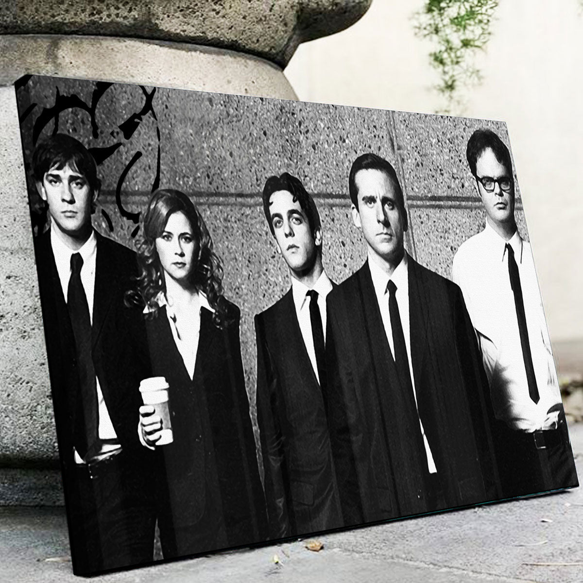 The Office Grayscale Wall Art