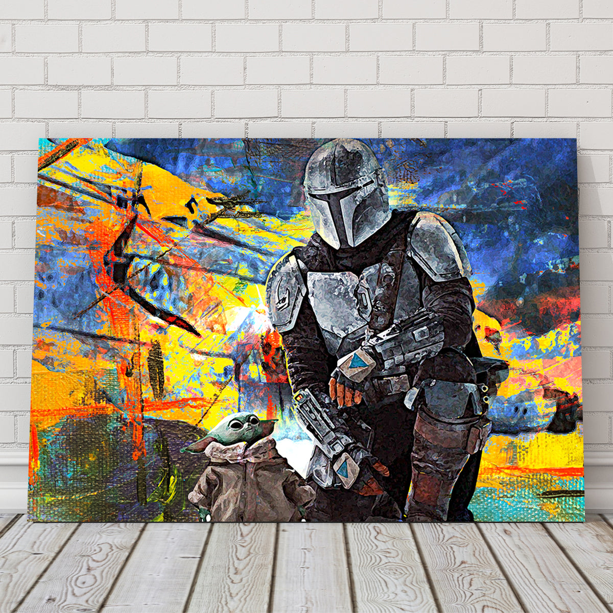 The Child, The Mandalorian Wall Art