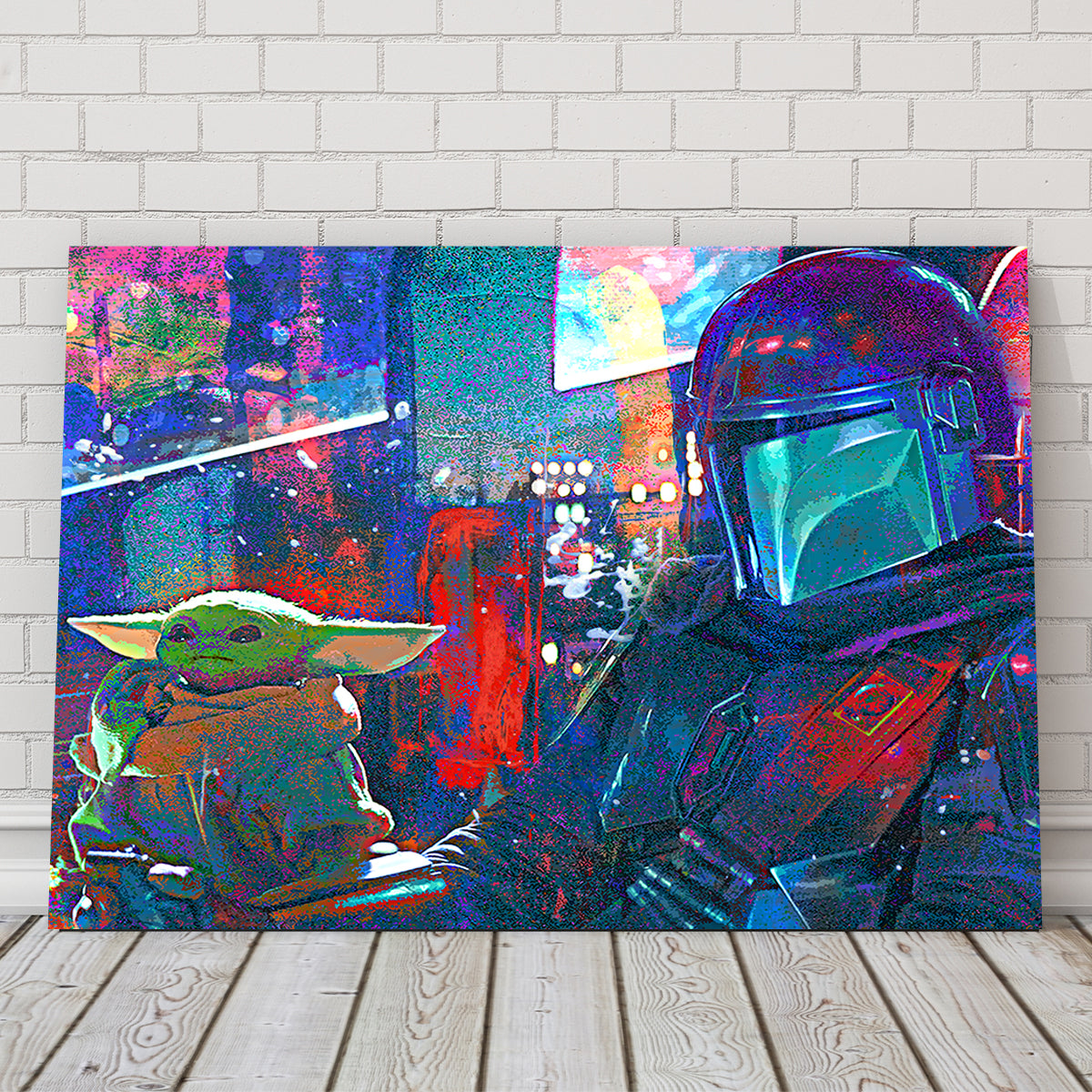 The Mandalorian Co Pilot Wall Art