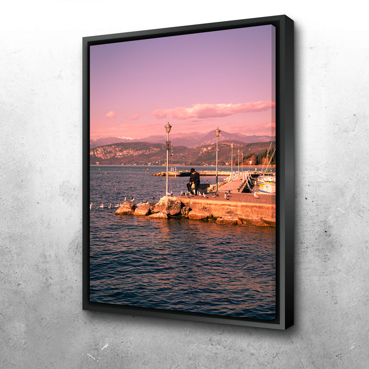 The Old Man and the Lake Wall Art