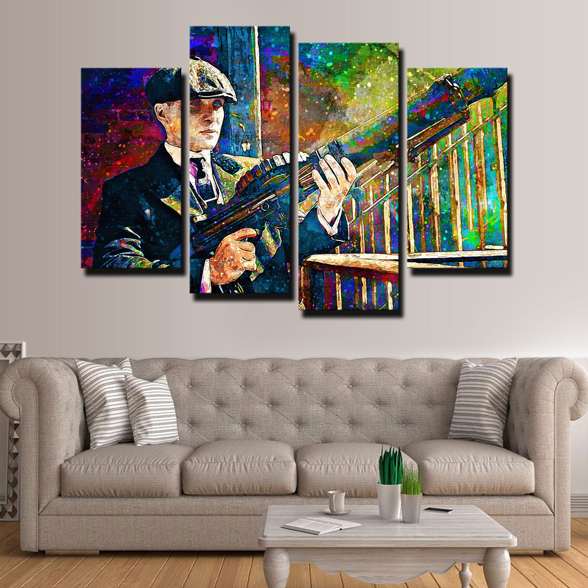 Thomas Shelby - Lewis Gun Wall Art