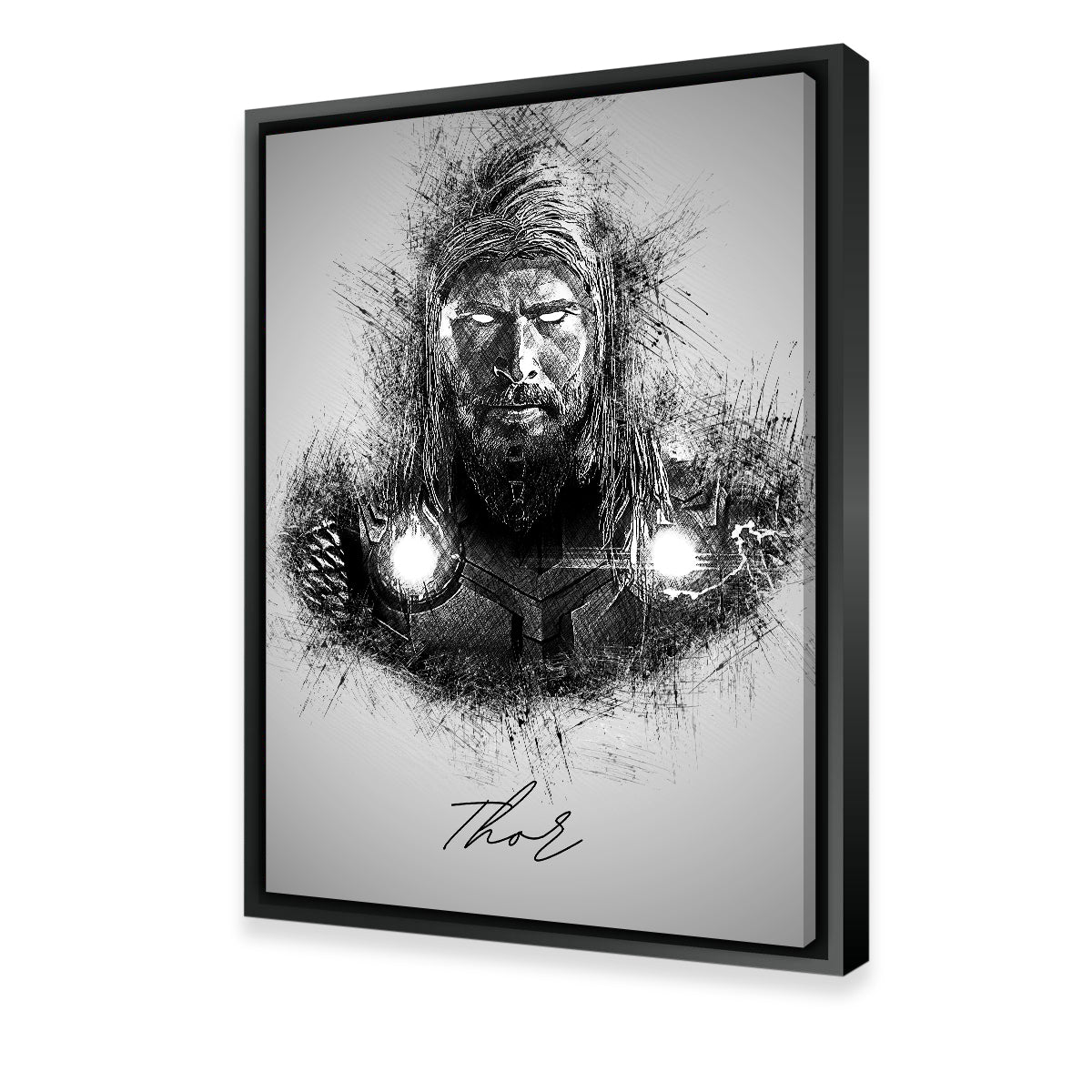 Thor Sketch Wall Art