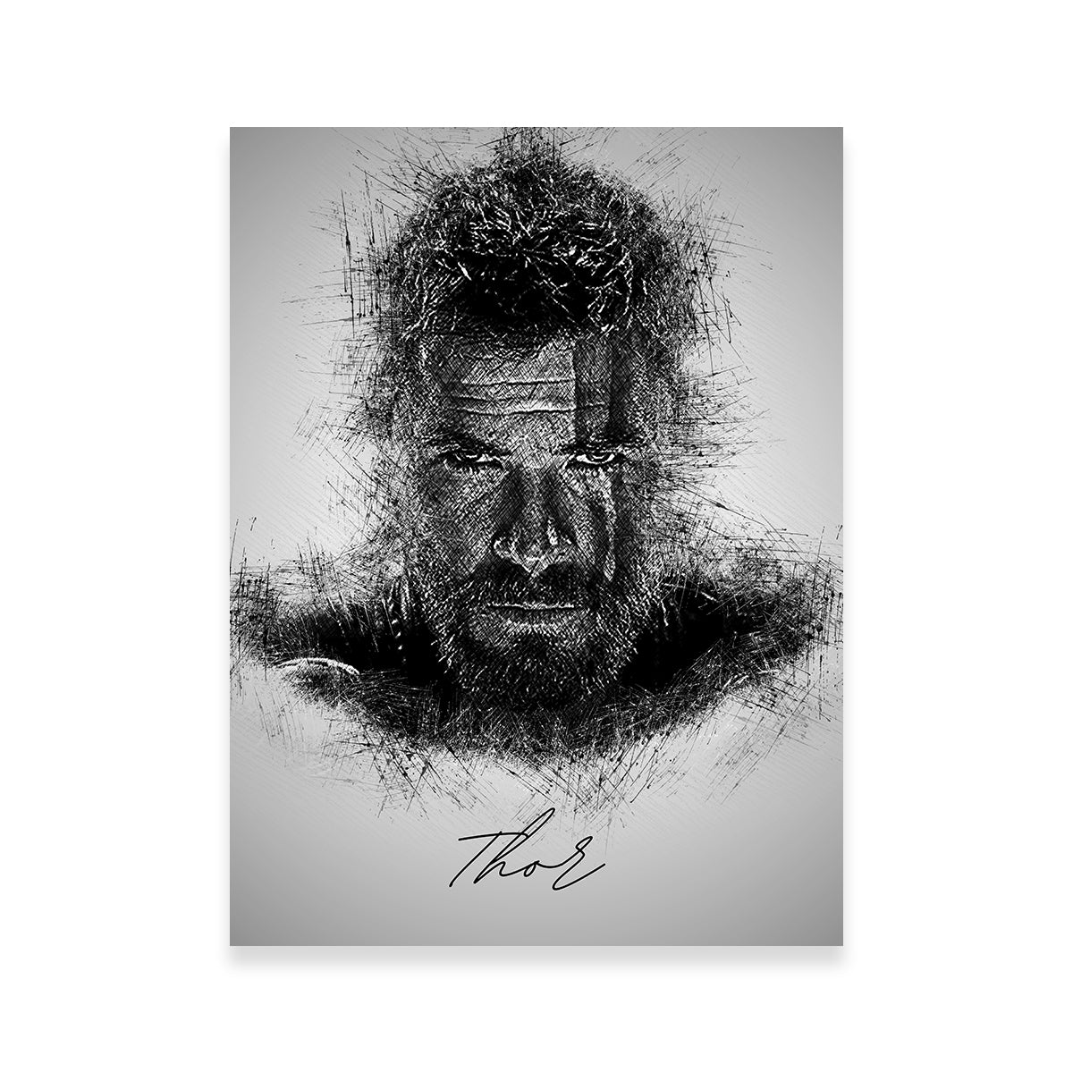 Thor Head Wall Art