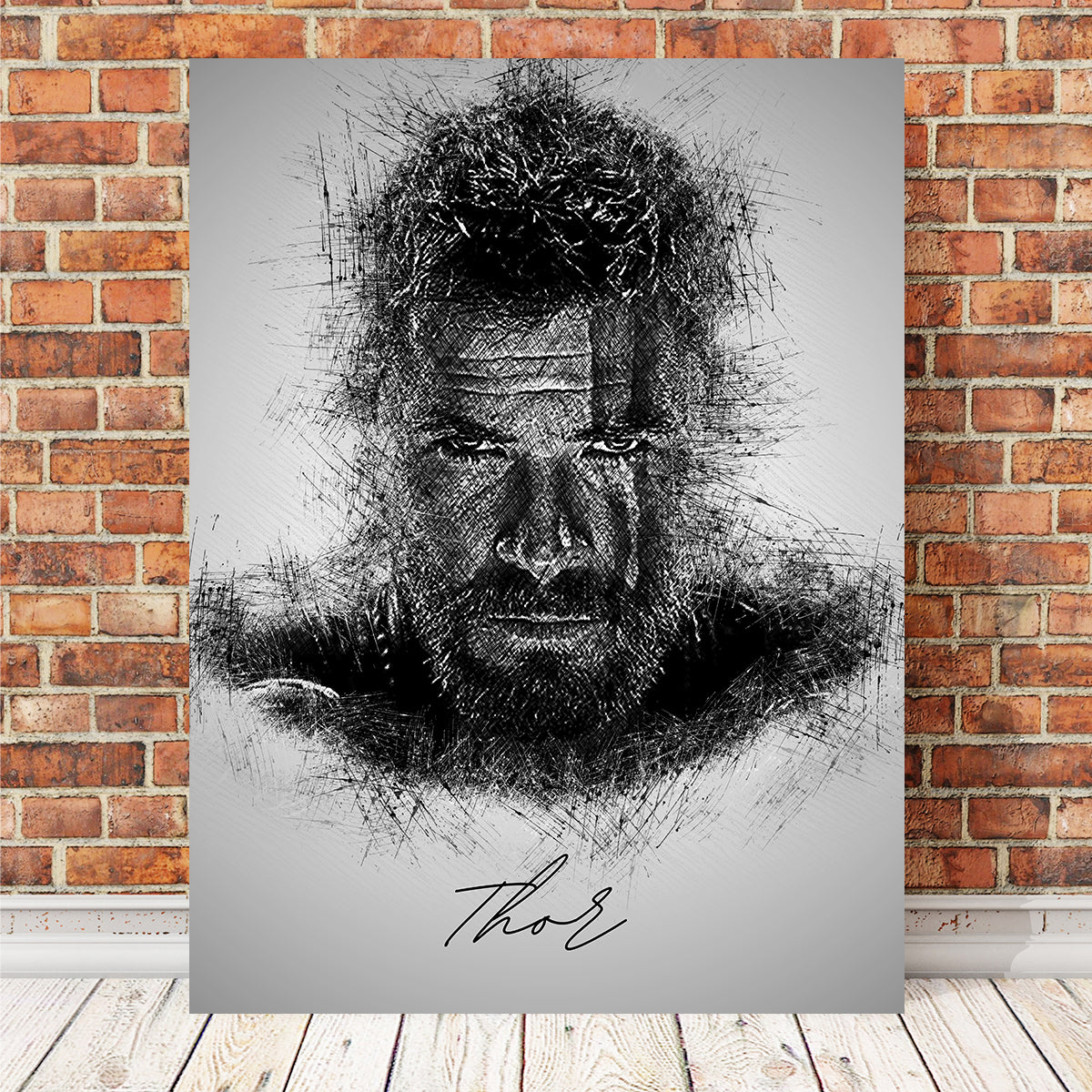 Thor Head Wall Art