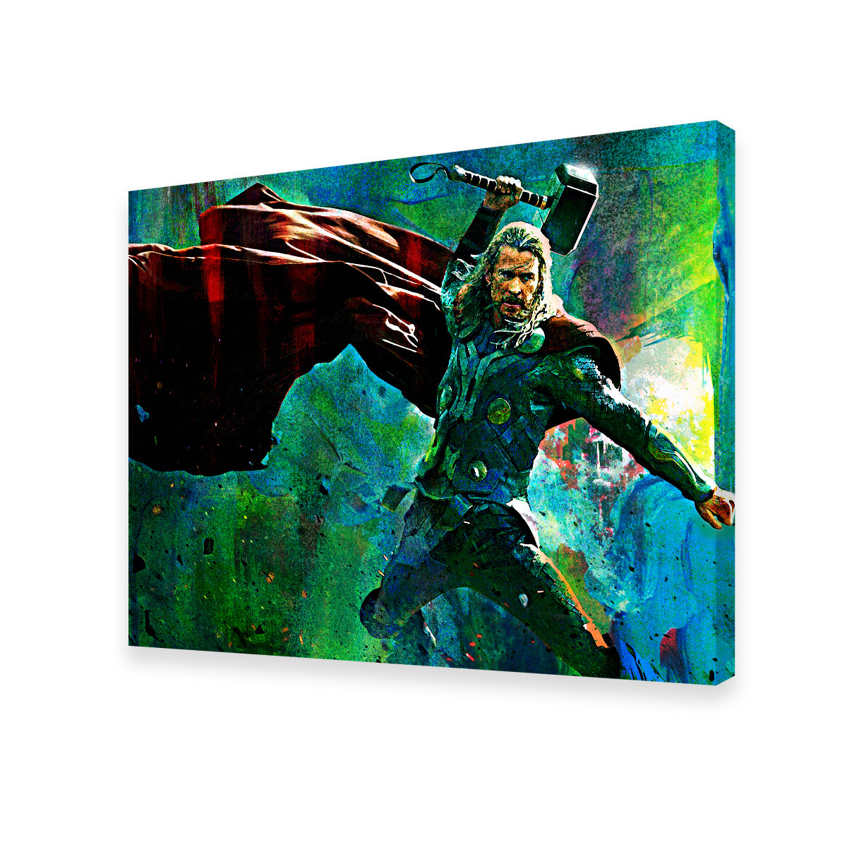 Thor & Hammer Wall Art