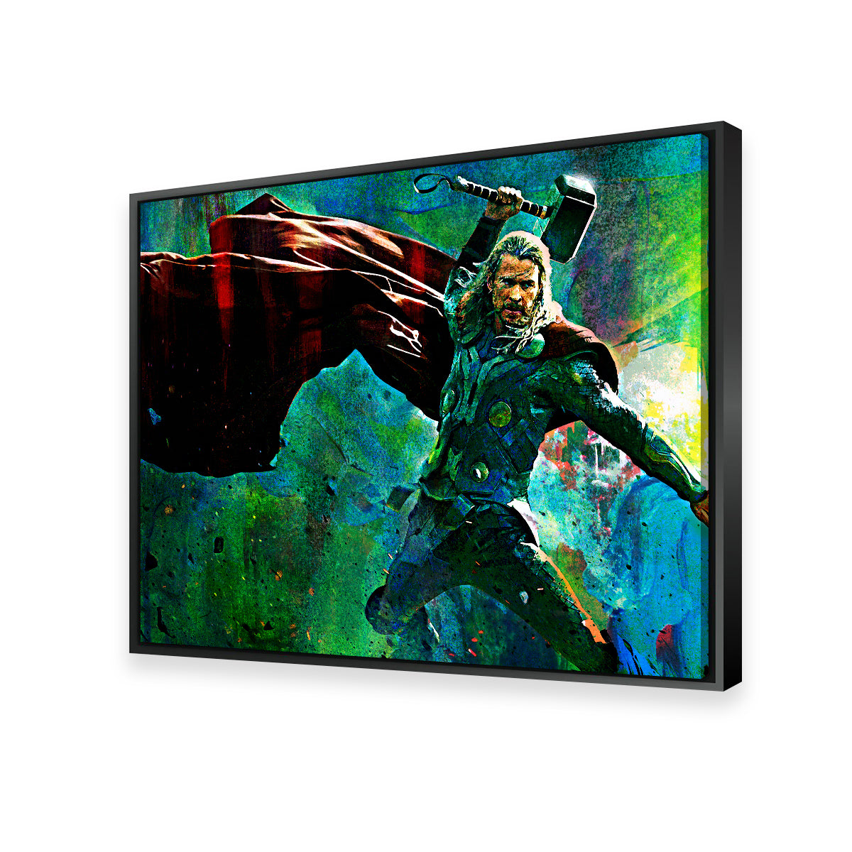 Thor & Hammer Wall Art