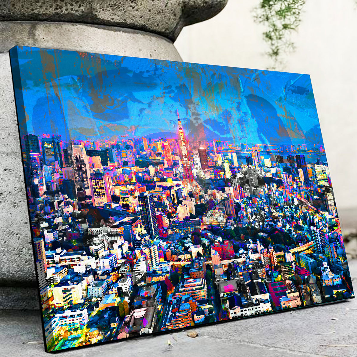 Tokyo At Night Wall Art