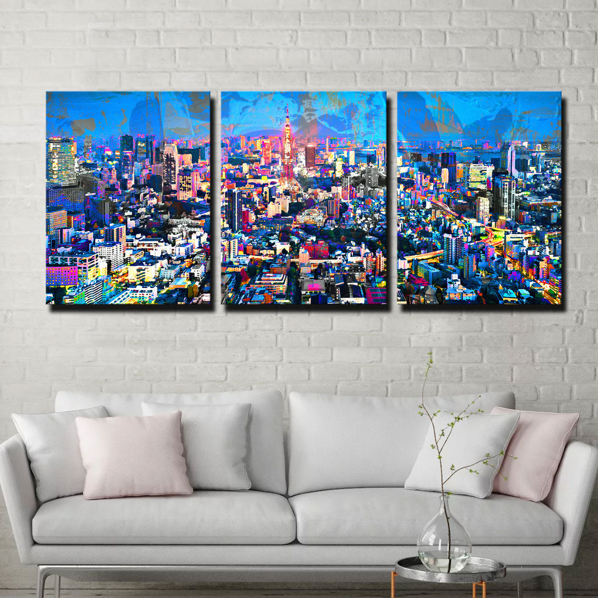 Tokyo At Night Wall Art