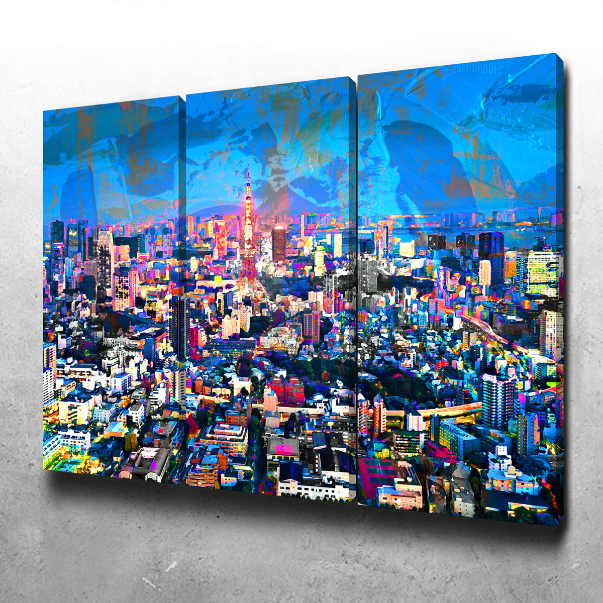 Tokyo At Night Wall Art