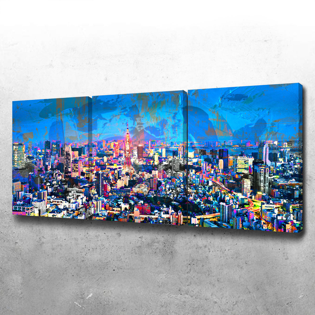 Tokyo At Night Wall Art