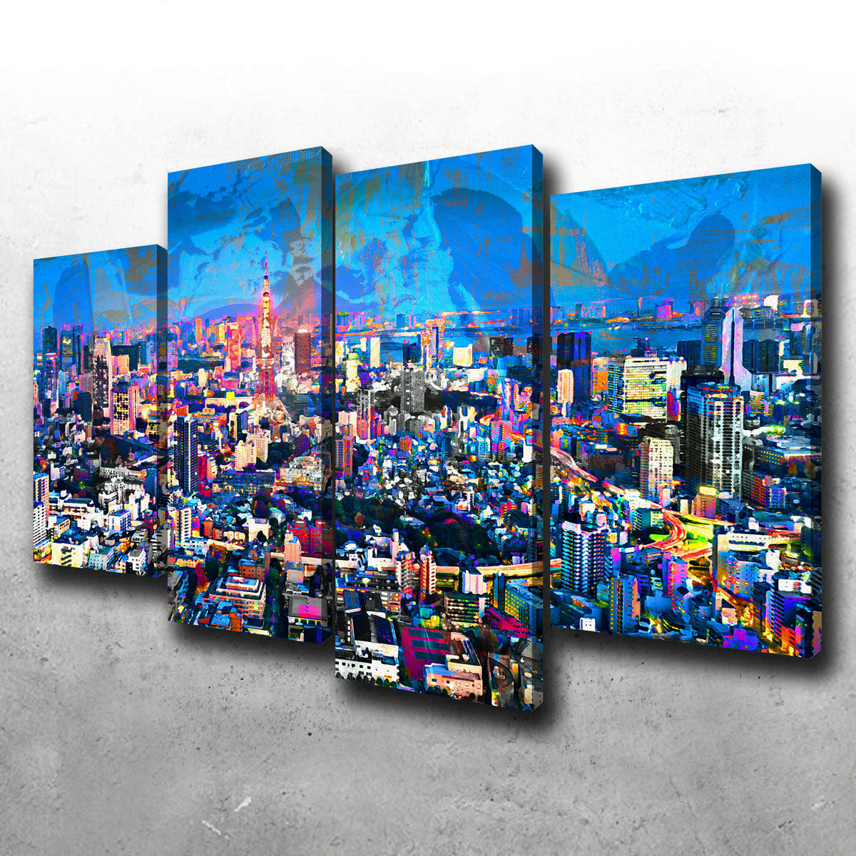 Tokyo At Night Wall Art