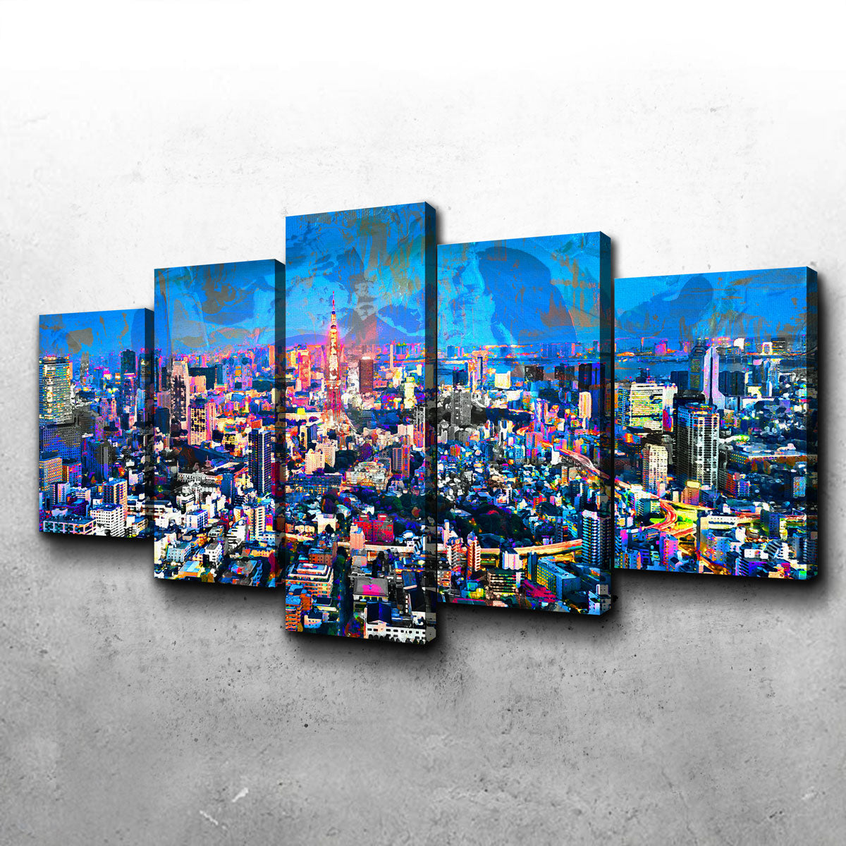 Tokyo At Night Wall Art