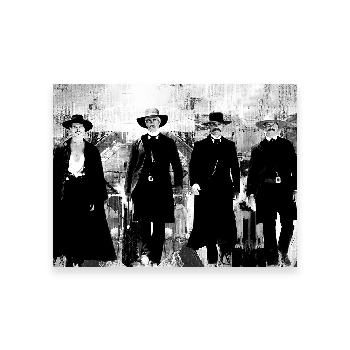 Tombstone Grayscale Wall Art