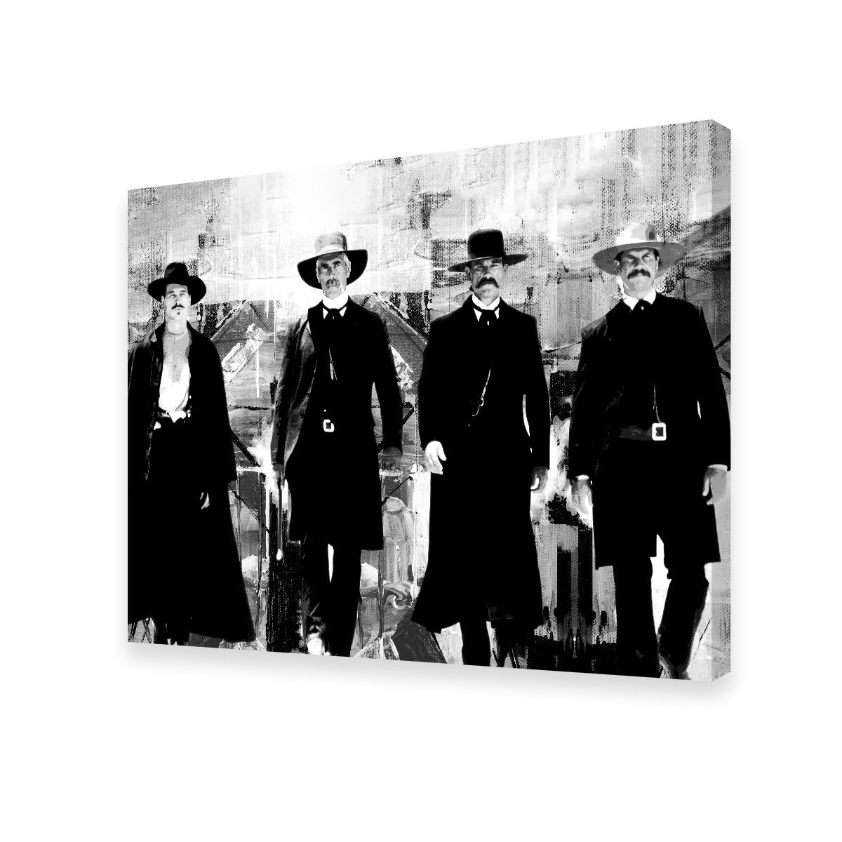 Tombstone Grayscale Wall Art