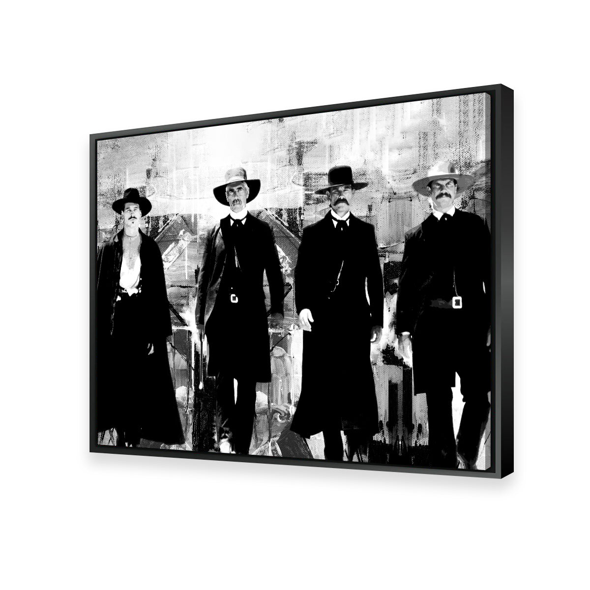 Tombstone Grayscale Wall Art