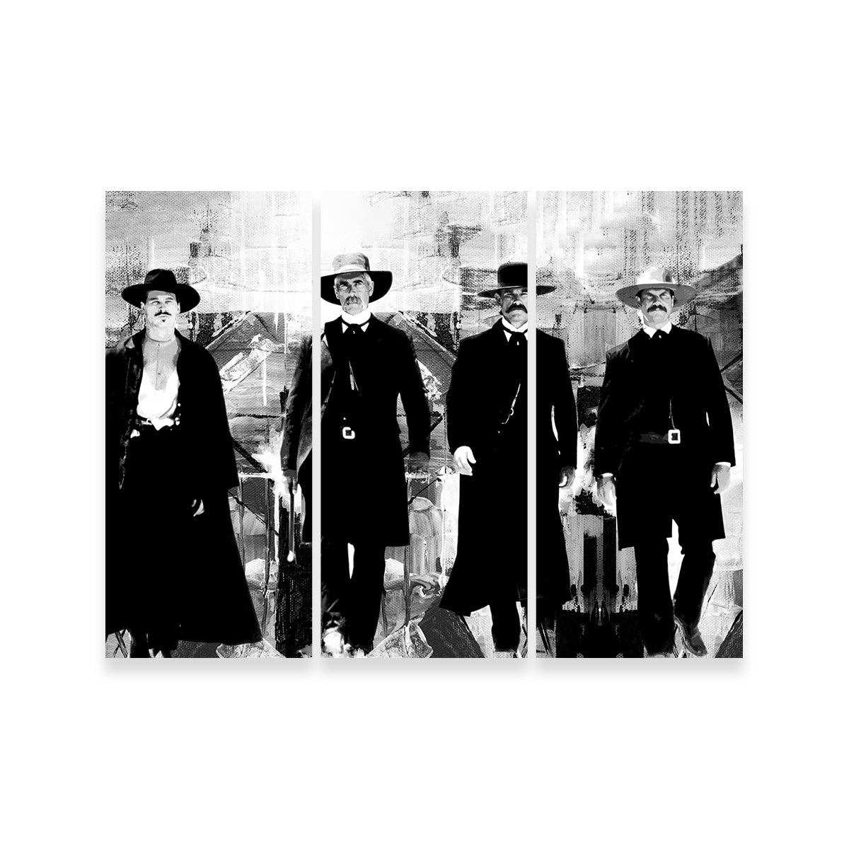 Tombstone Grayscale Wall Art