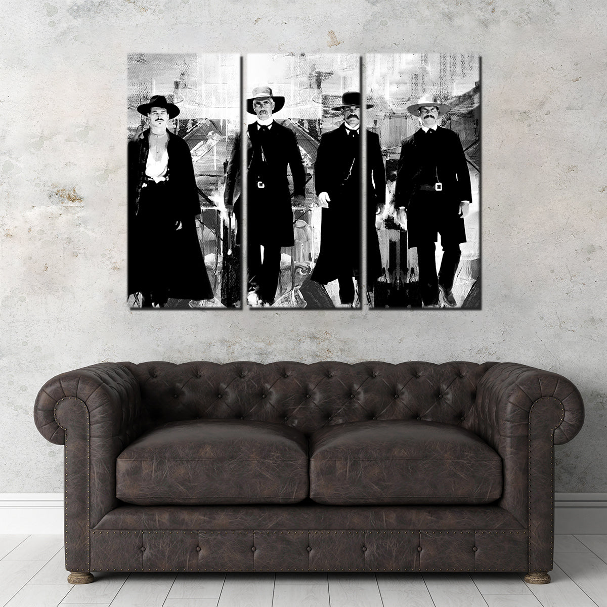 Tombstone Grayscale Wall Art