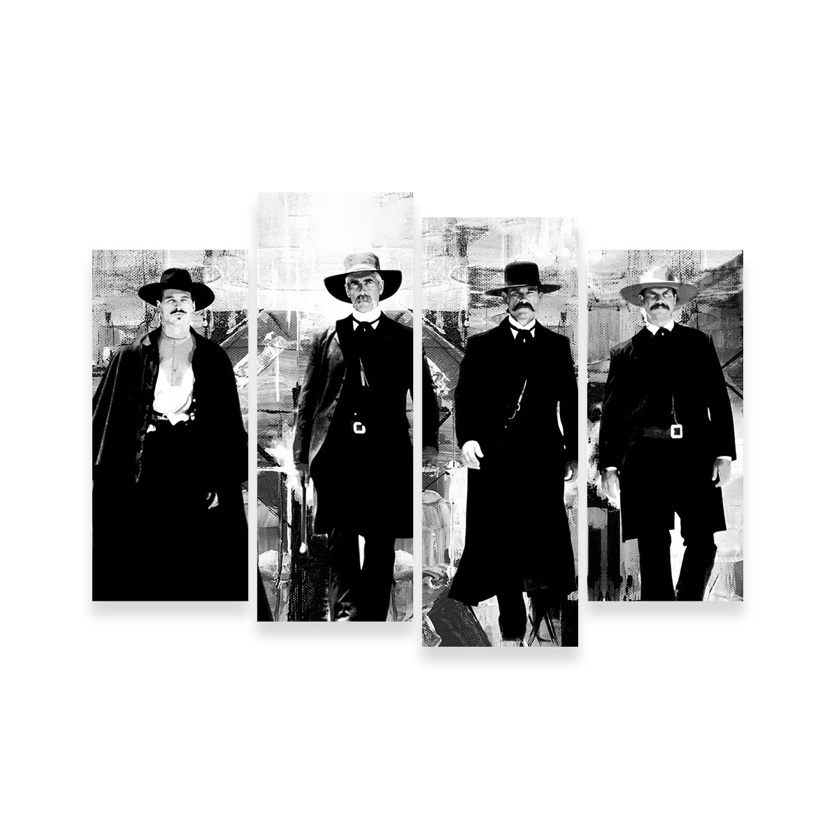 Tombstone Grayscale Wall Art