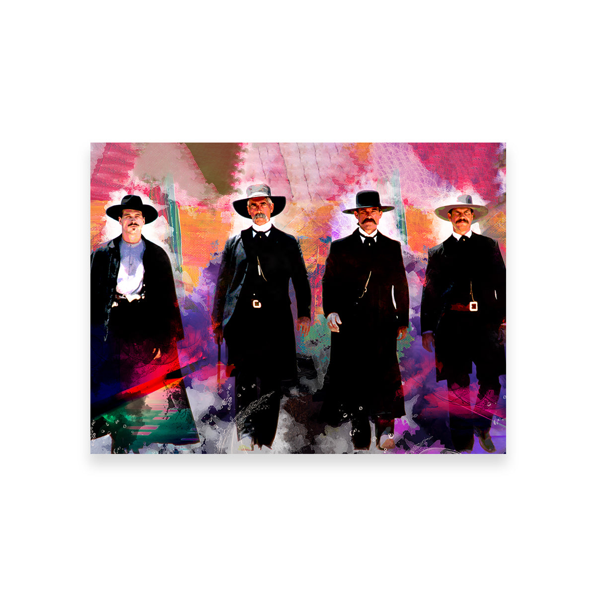 Tombstone Pastel Wall Art