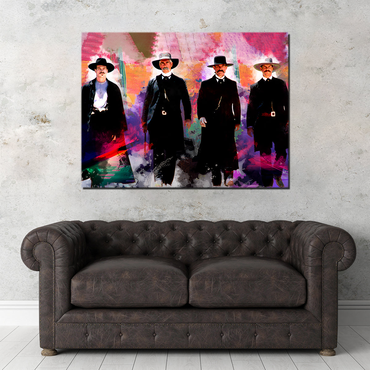 Tombstone Pastel Wall Art