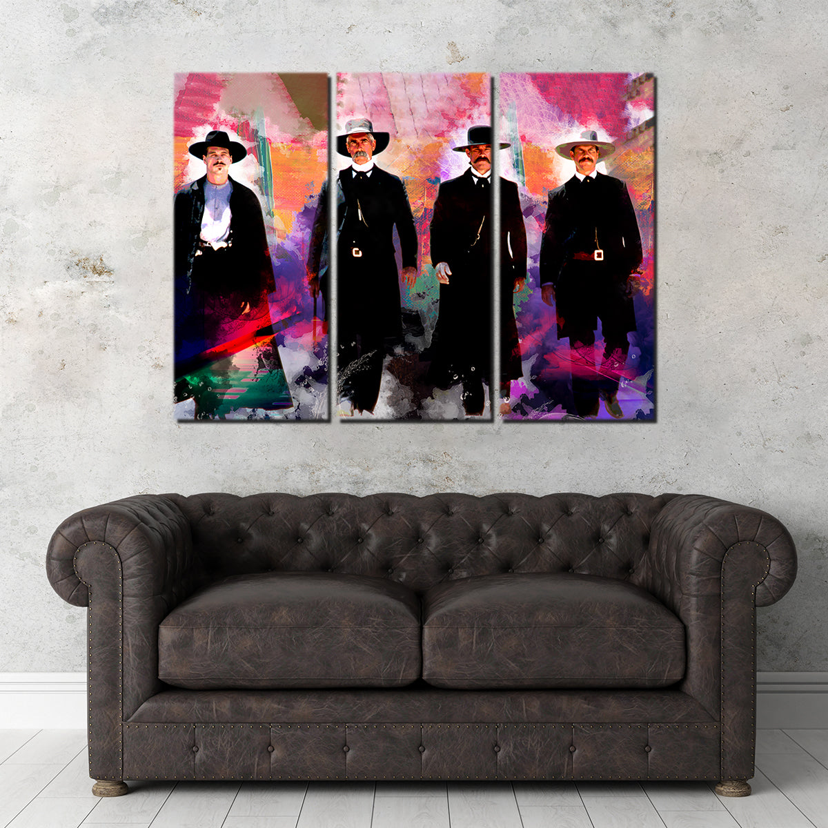 Tombstone Pastel Wall Art