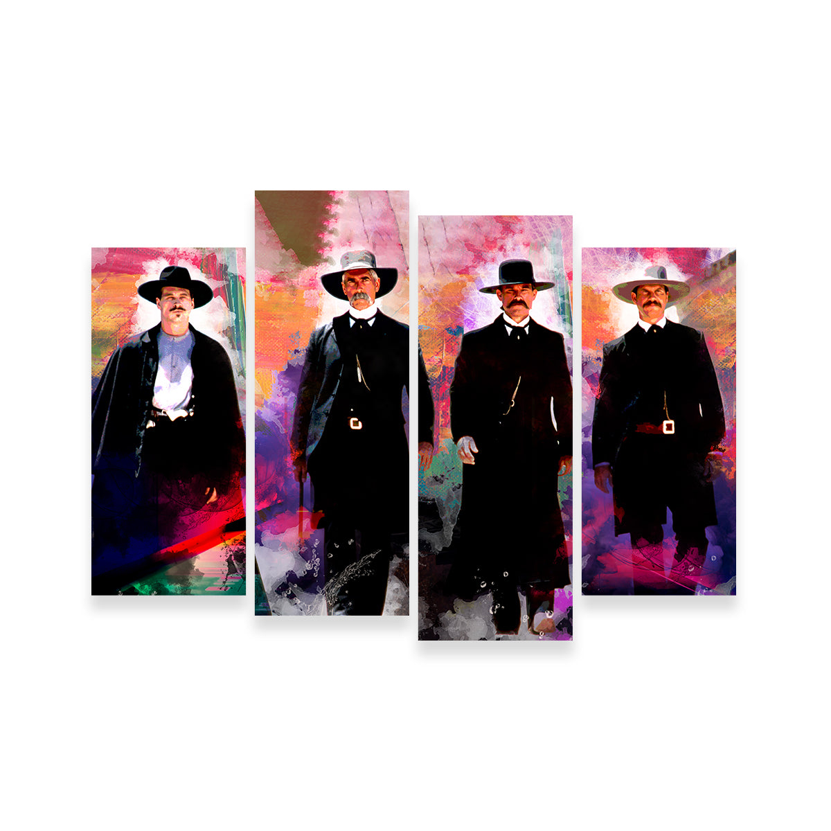 Tombstone Pastel Wall Art
