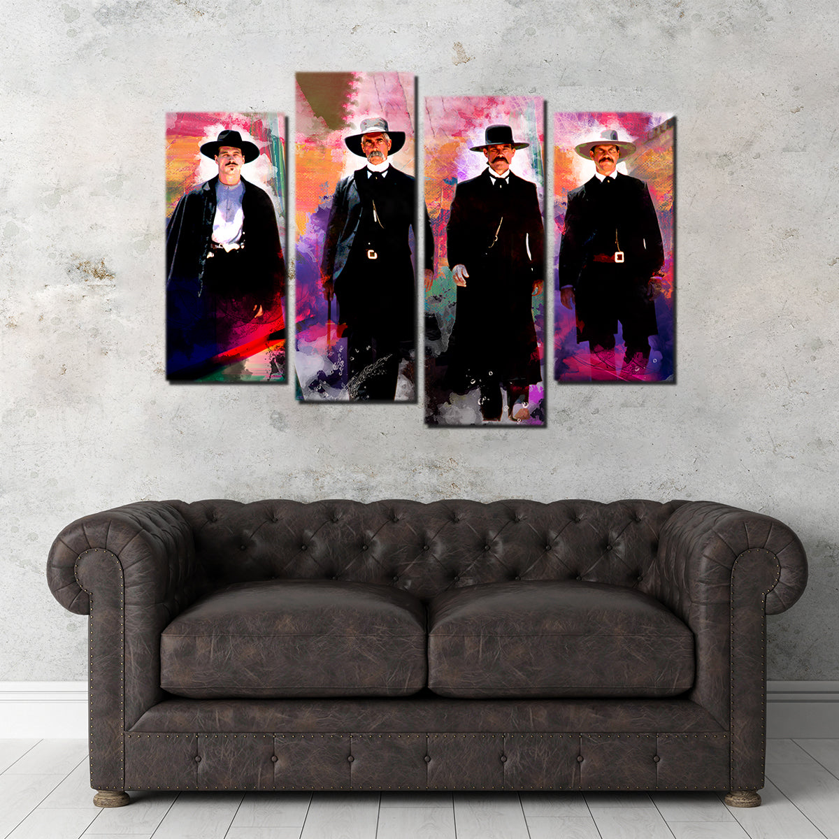Tombstone Pastel Wall Art
