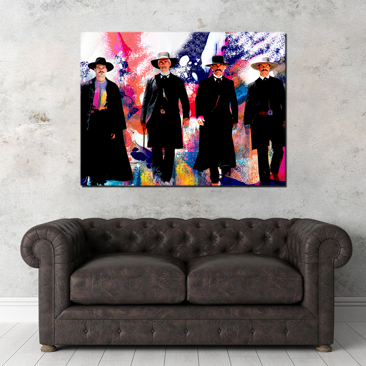 Tombstone Retro Wall Art