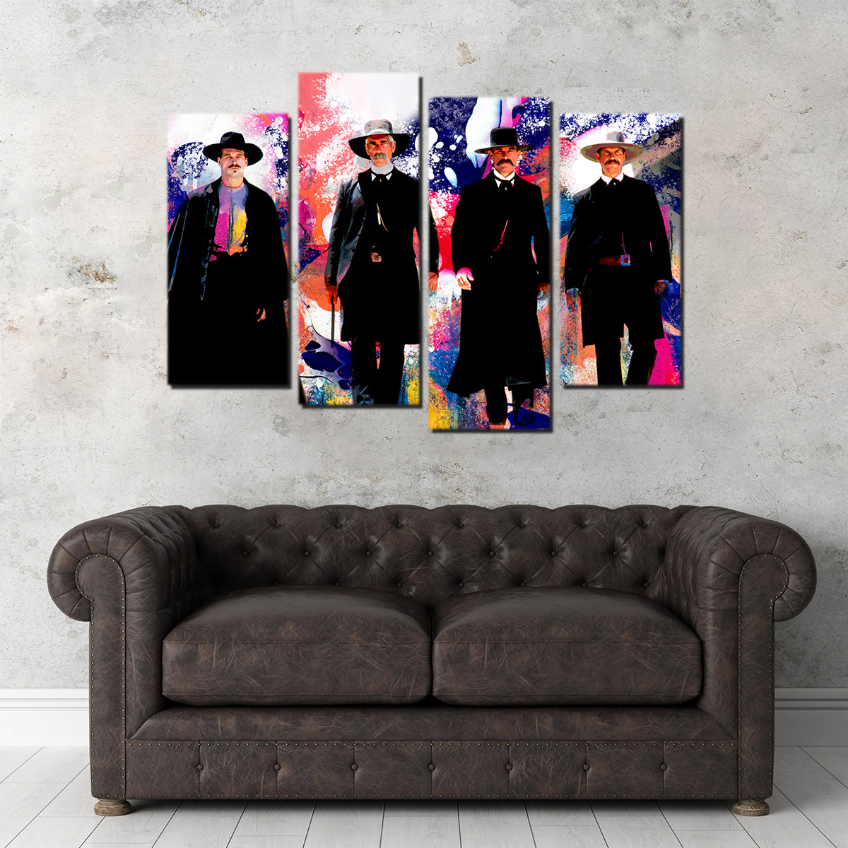 Tombstone Retro Wall Art