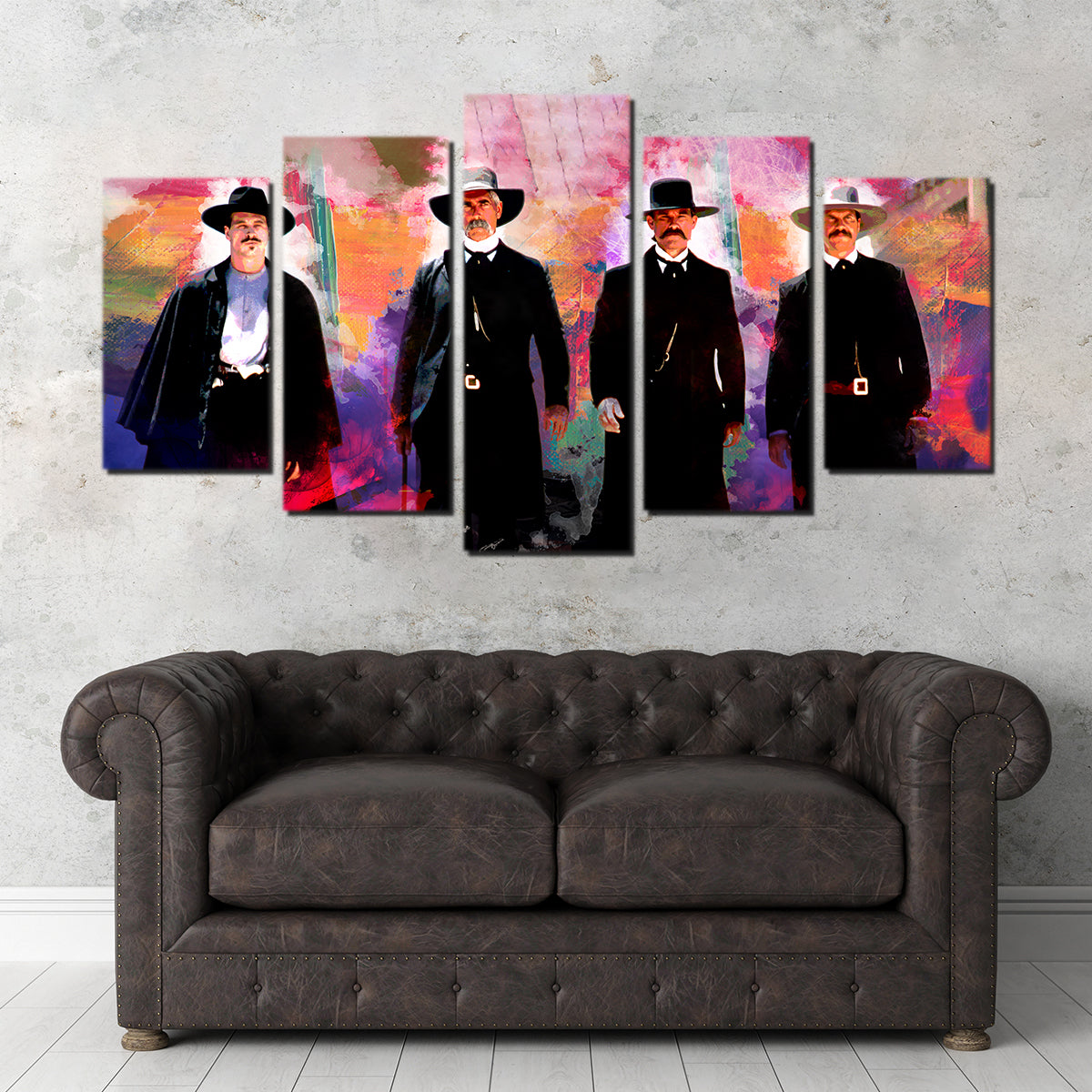 Tombstone Pastel Wall Art