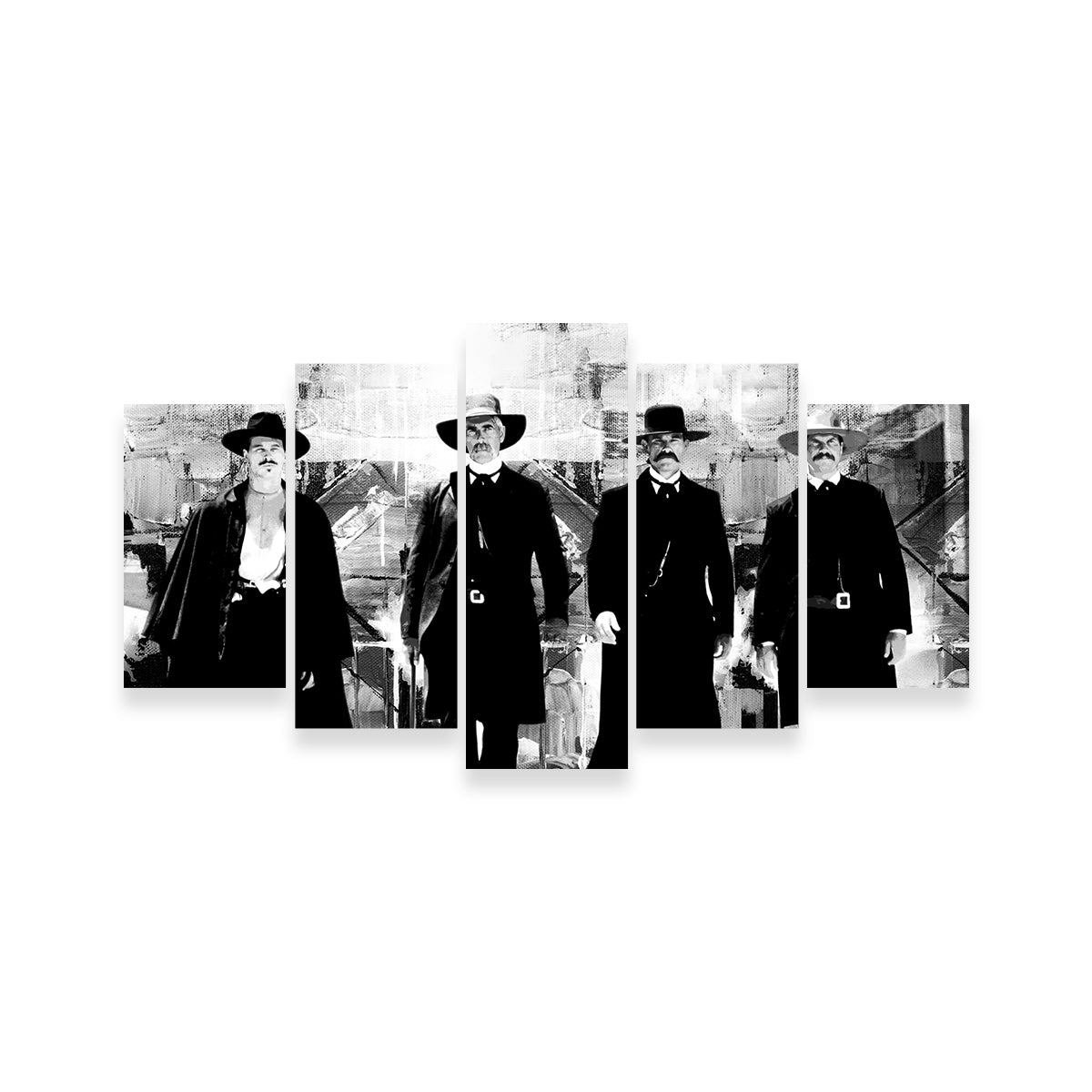 Tombstone Grayscale Wall Art