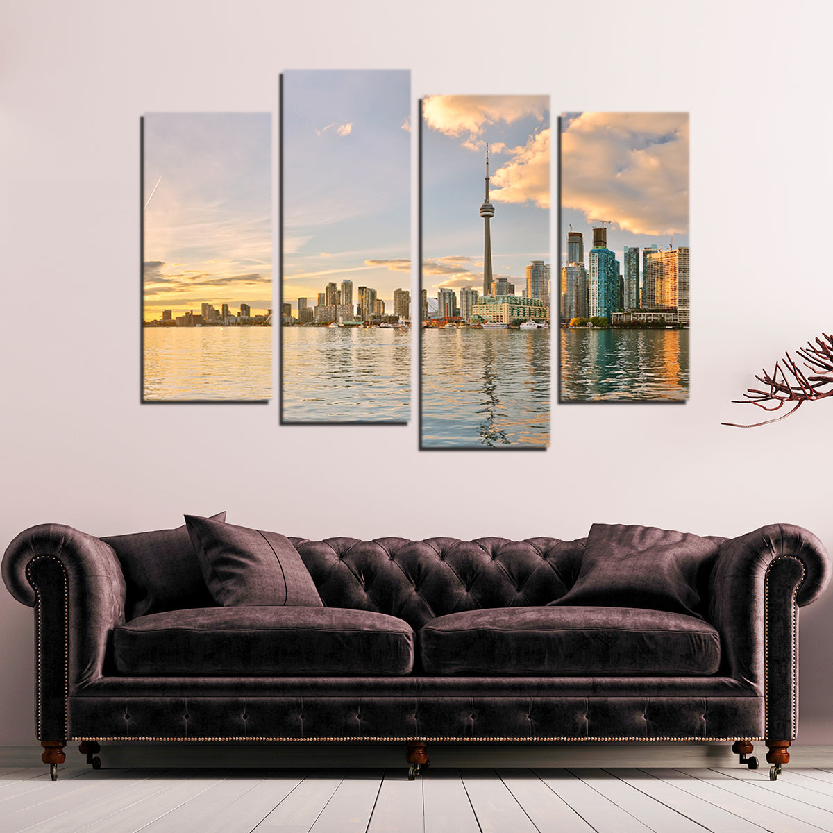 Toronto Sunset Wall Art