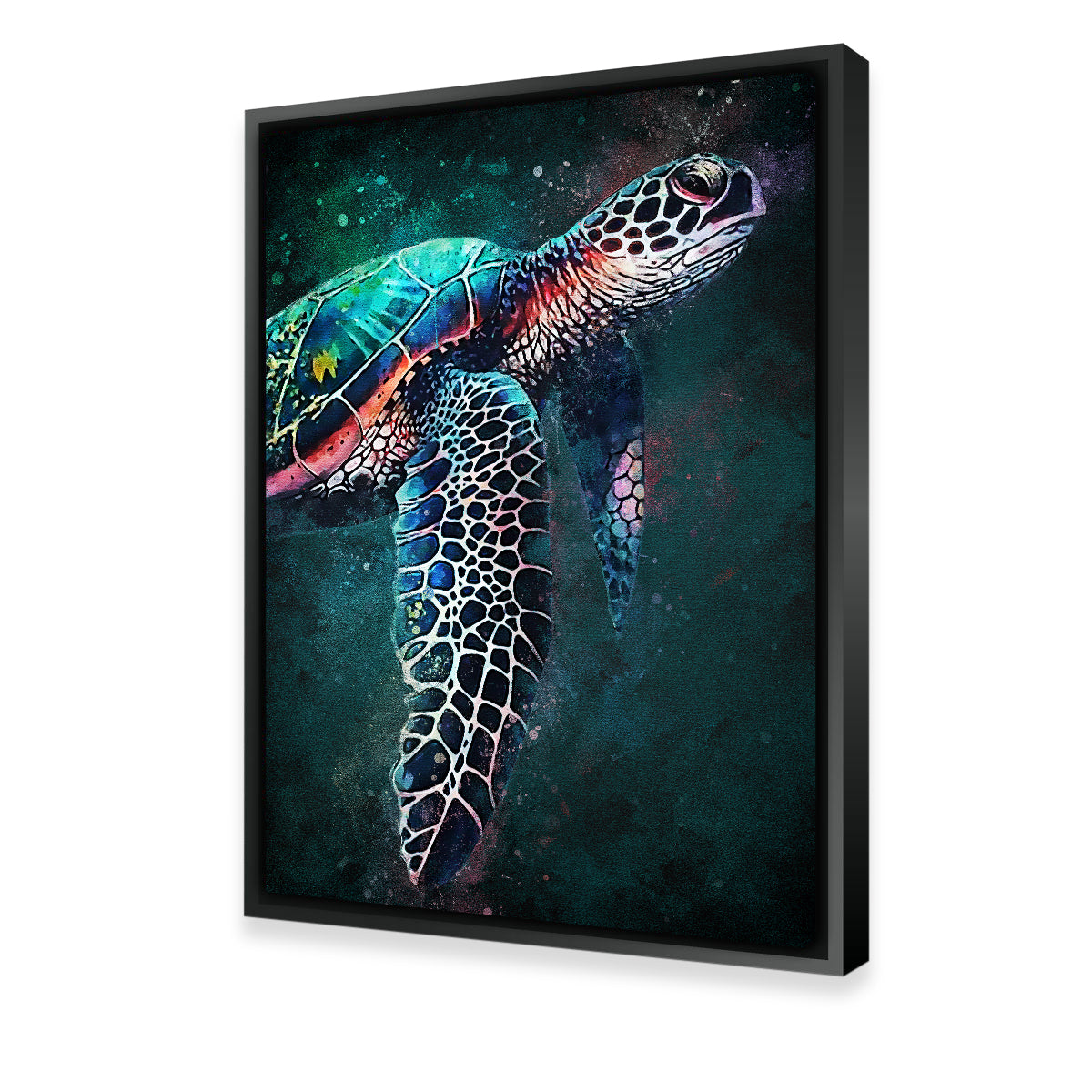Turtle Abstract Wall Art