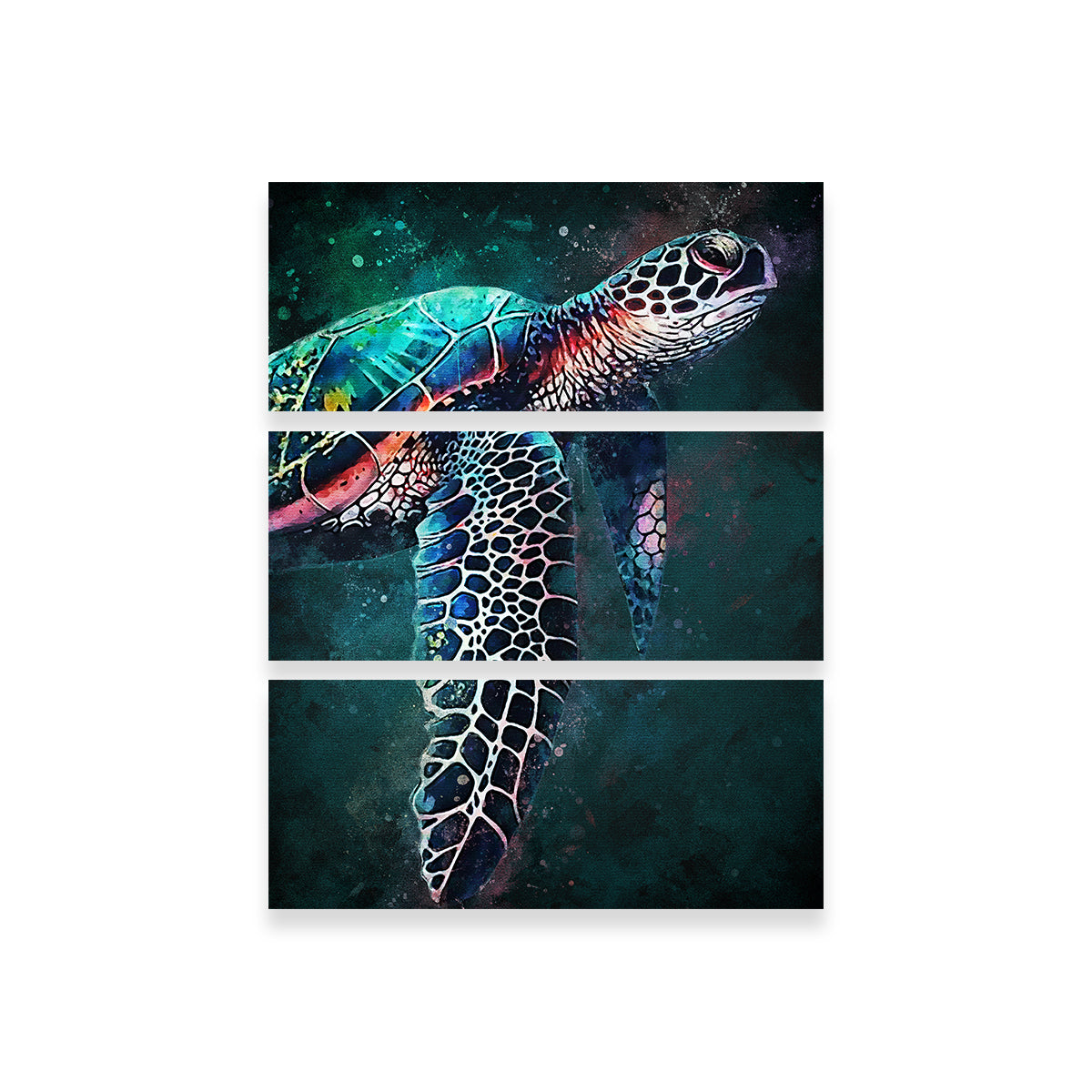 Turtle Abstract Wall Art