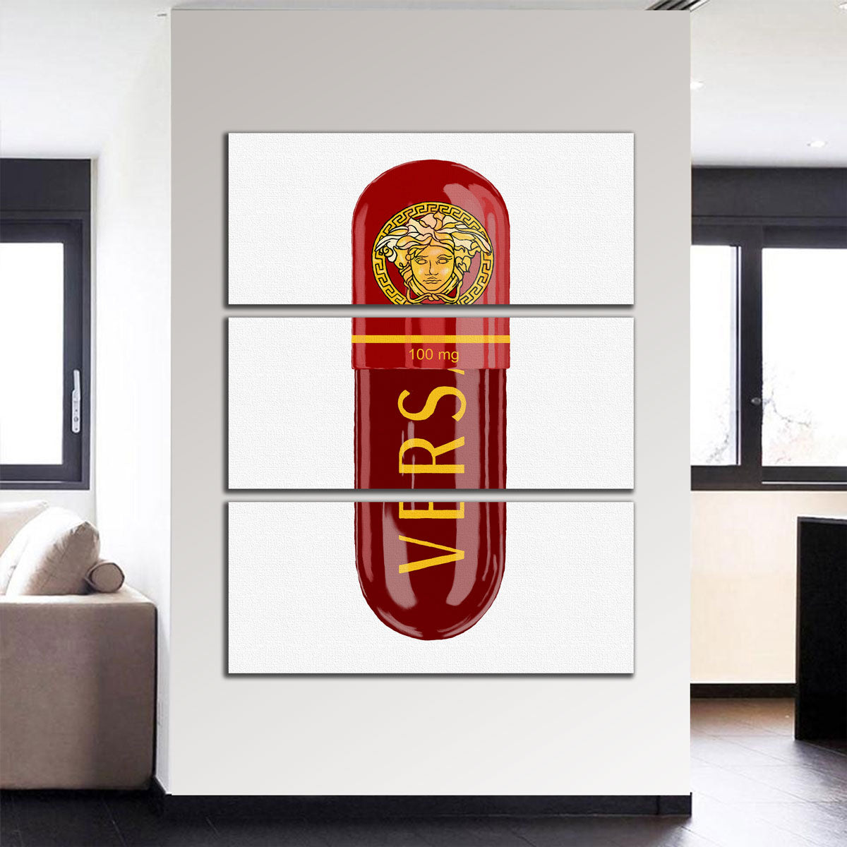 Versace Eros Flame 100MG Wall Art