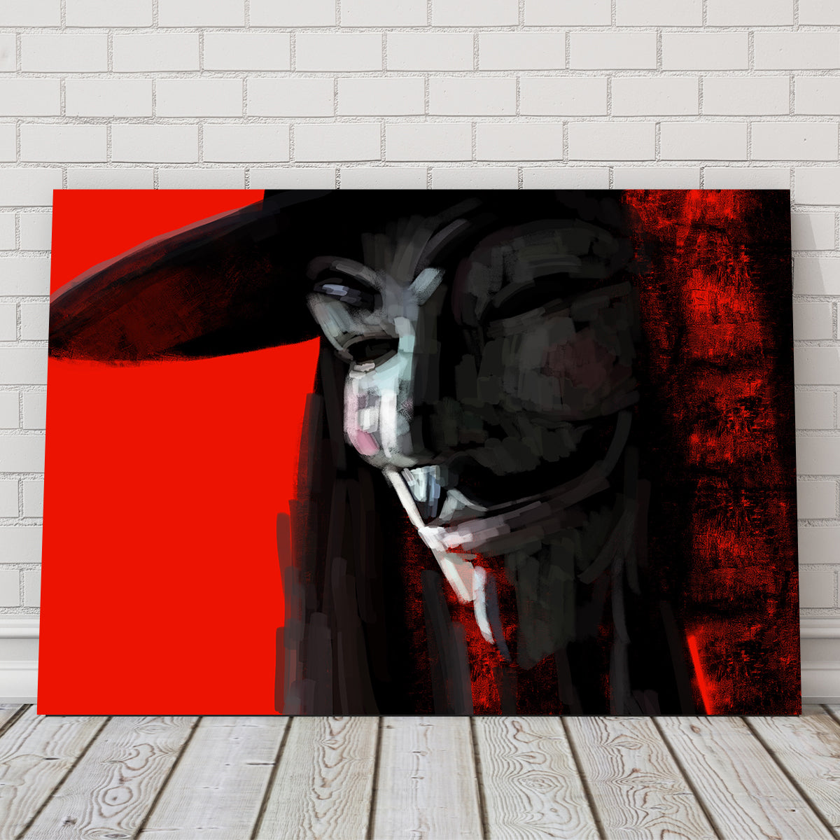 V In Abstract Wall Art