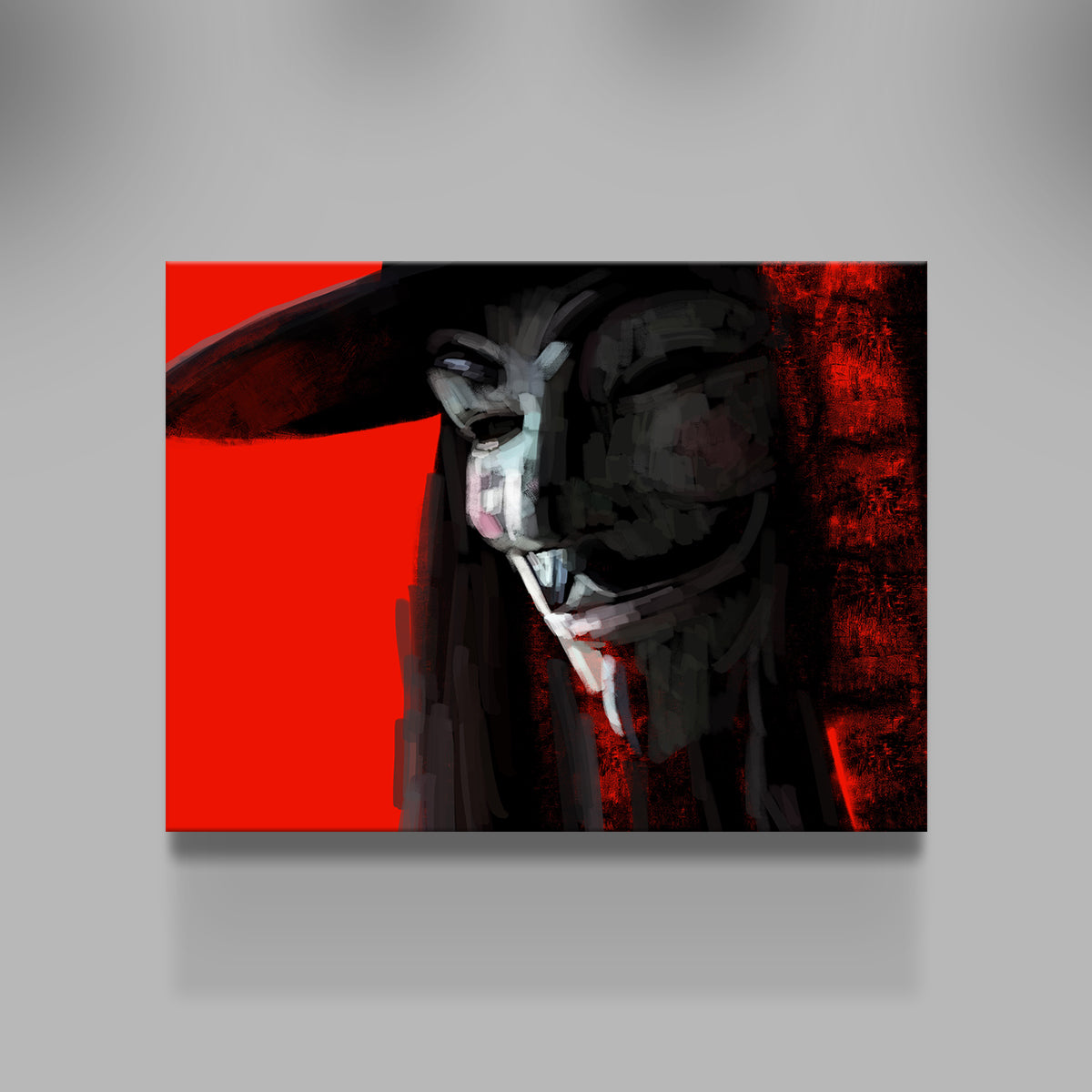 V In Abstract Wall Art