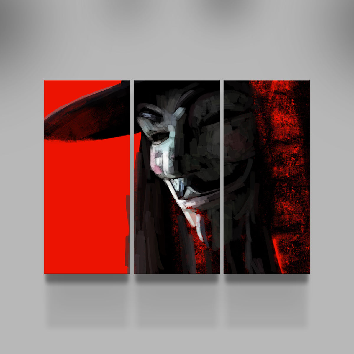 V In Abstract Wall Art