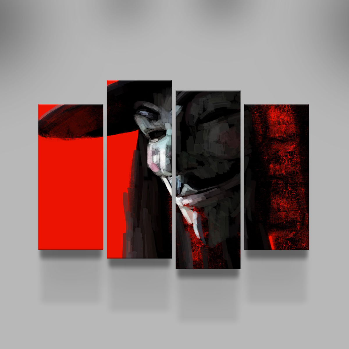 V In Abstract Wall Art