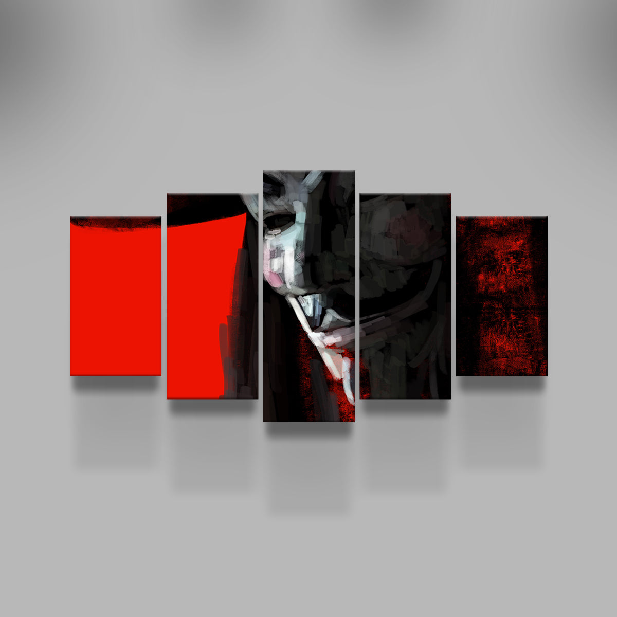 V In Abstract Wall Art