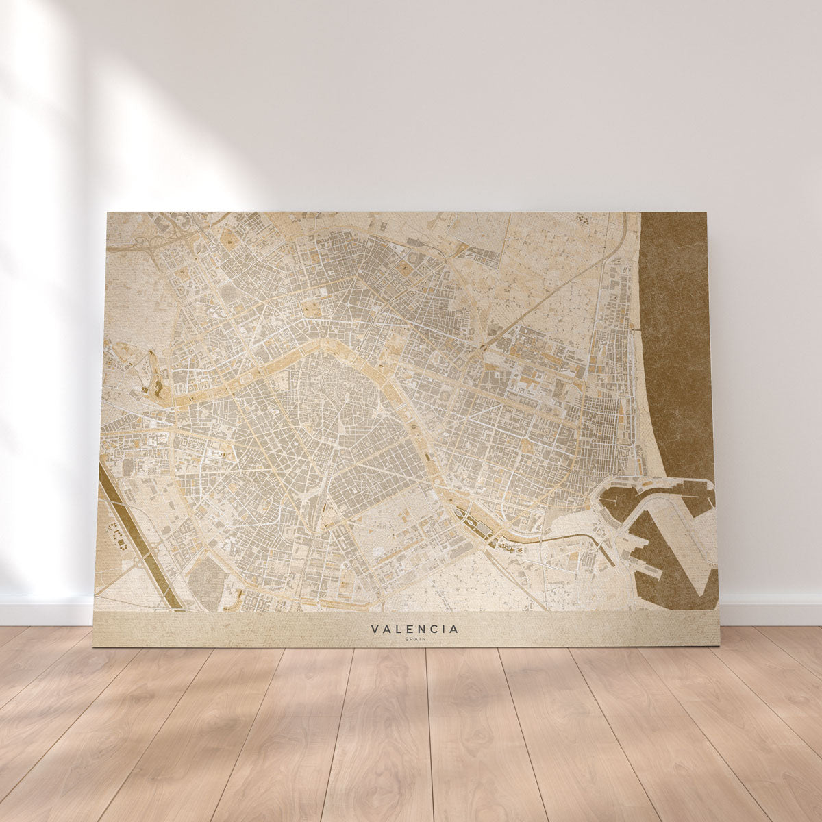 Valencia Map Wall Art