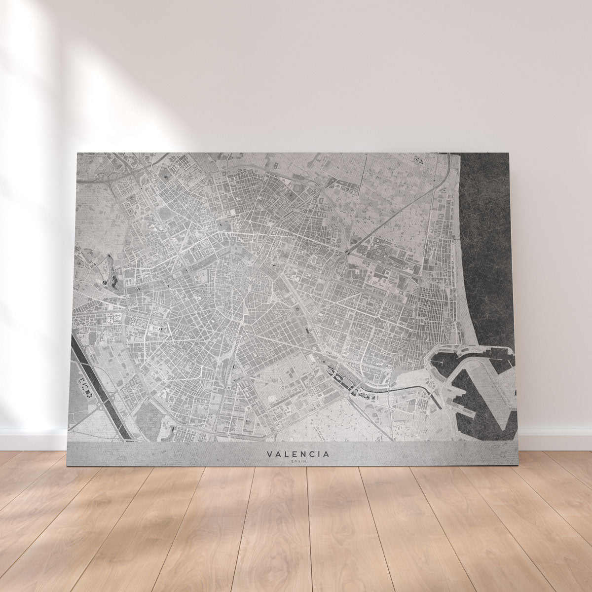 Valencia Map 2 Wall Art