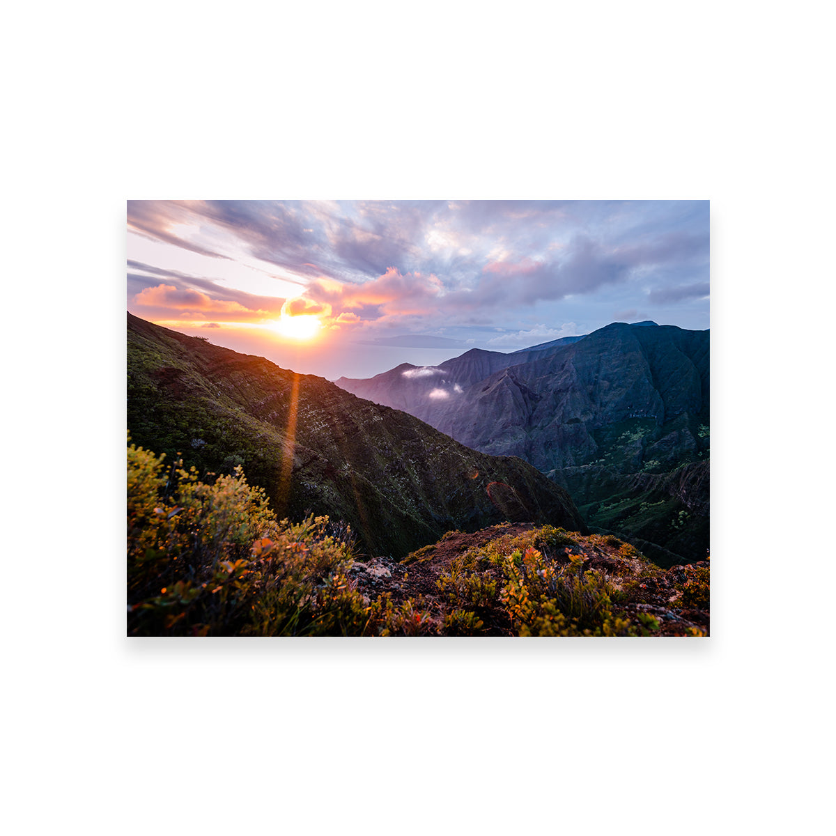 Valley Sunset Wall Art