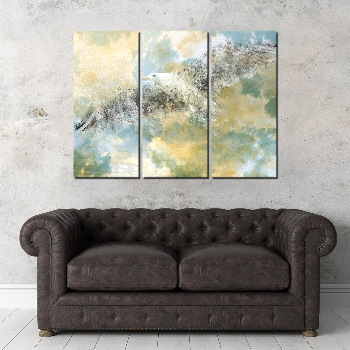 Vanishing Seagull Wall Art
