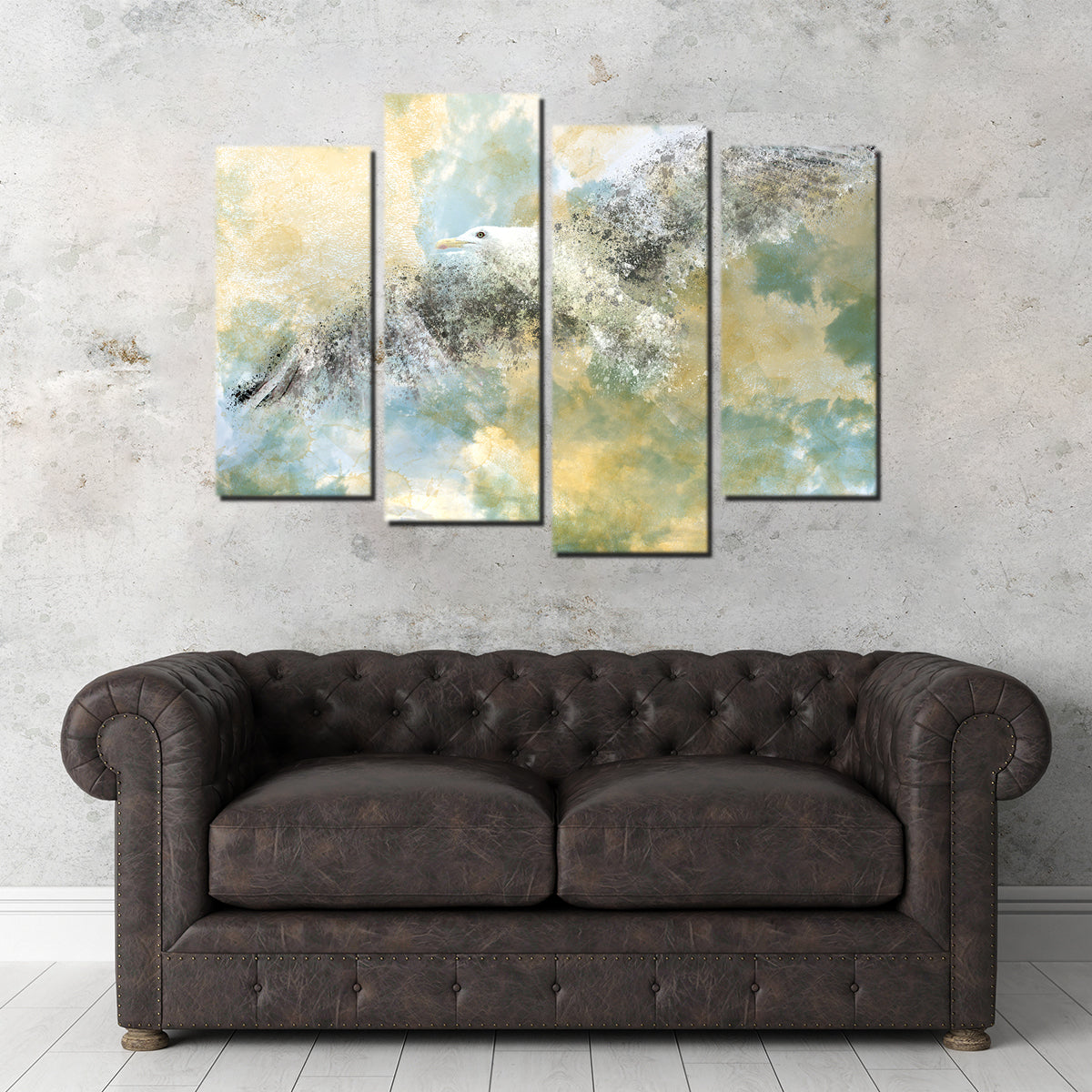 Vanishing Seagull Wall Art