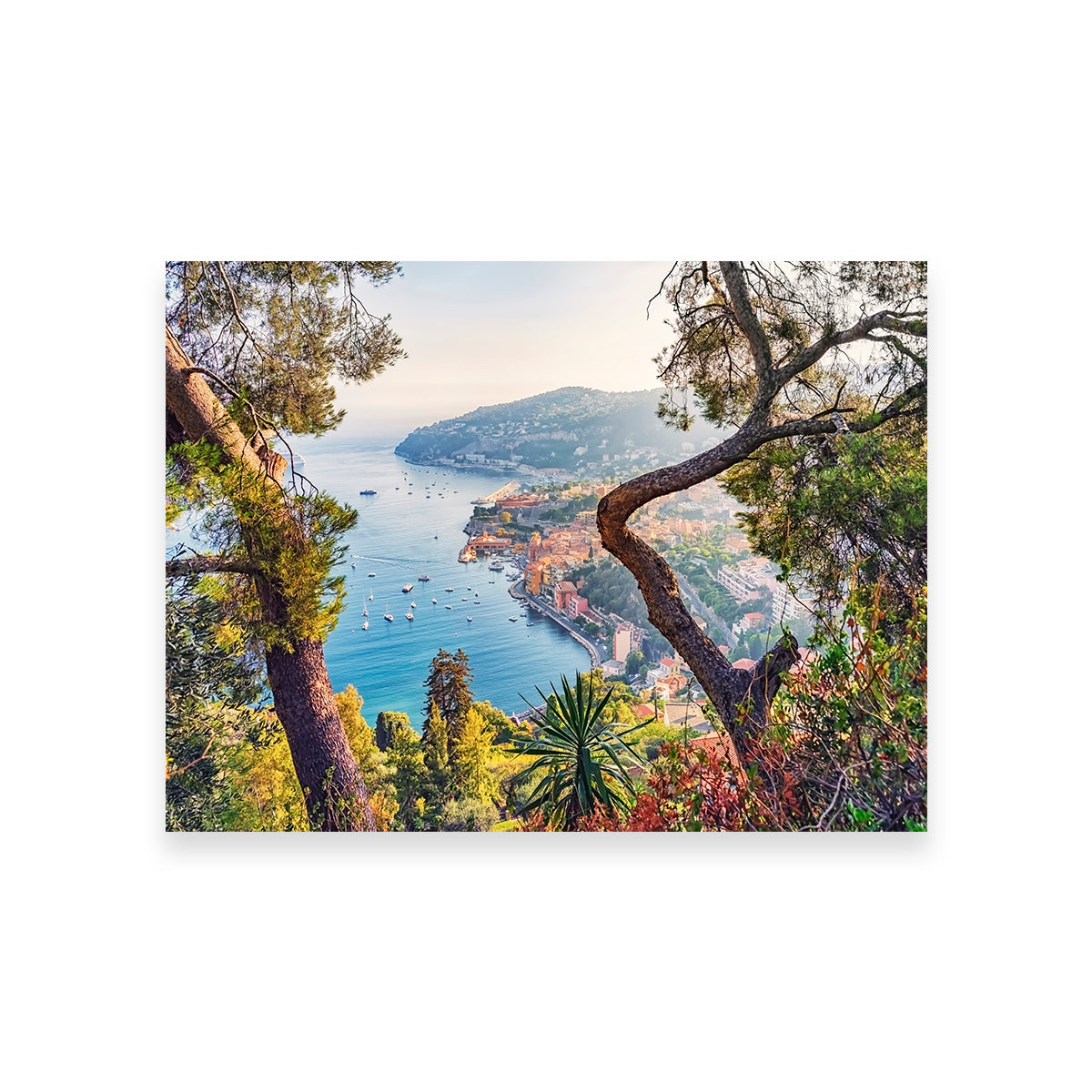 Villefranche Coastline Wall Art
