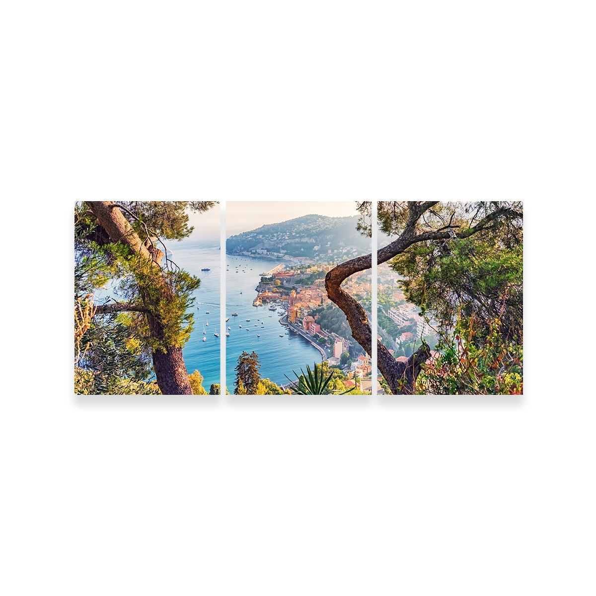 Villefranche Coastline Wall Art