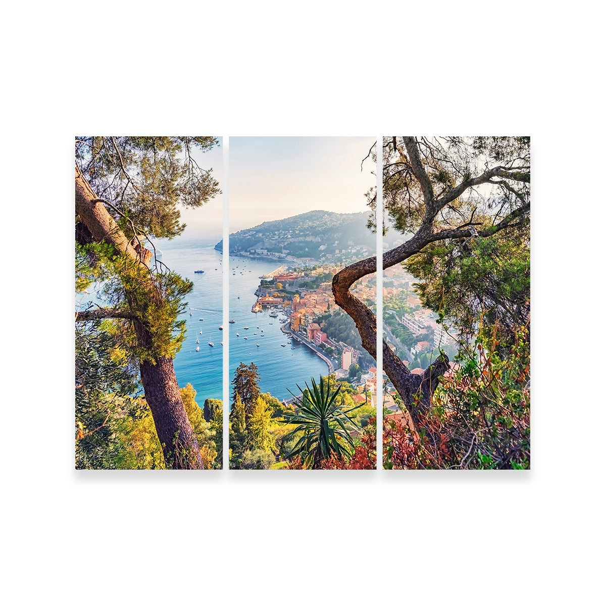 Villefranche Coastline Wall Art